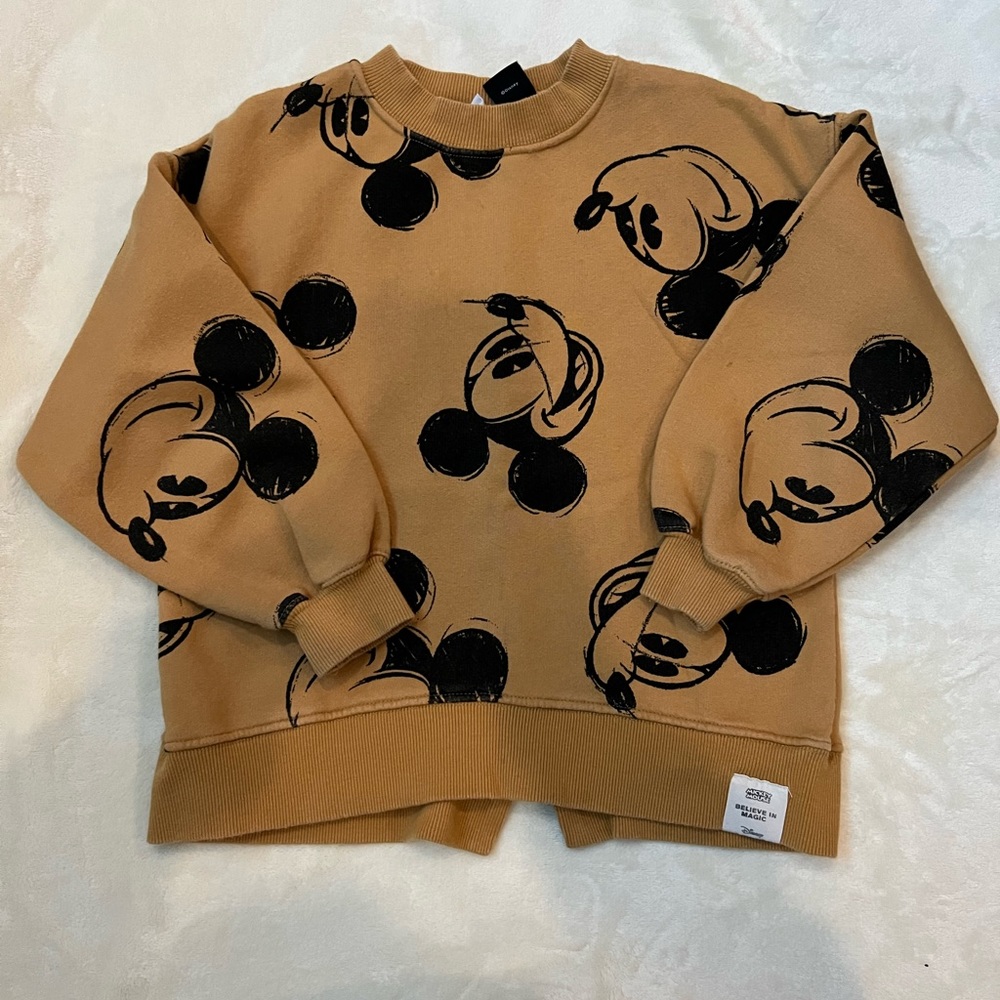 Zara Mickey Mouse sweatshirt